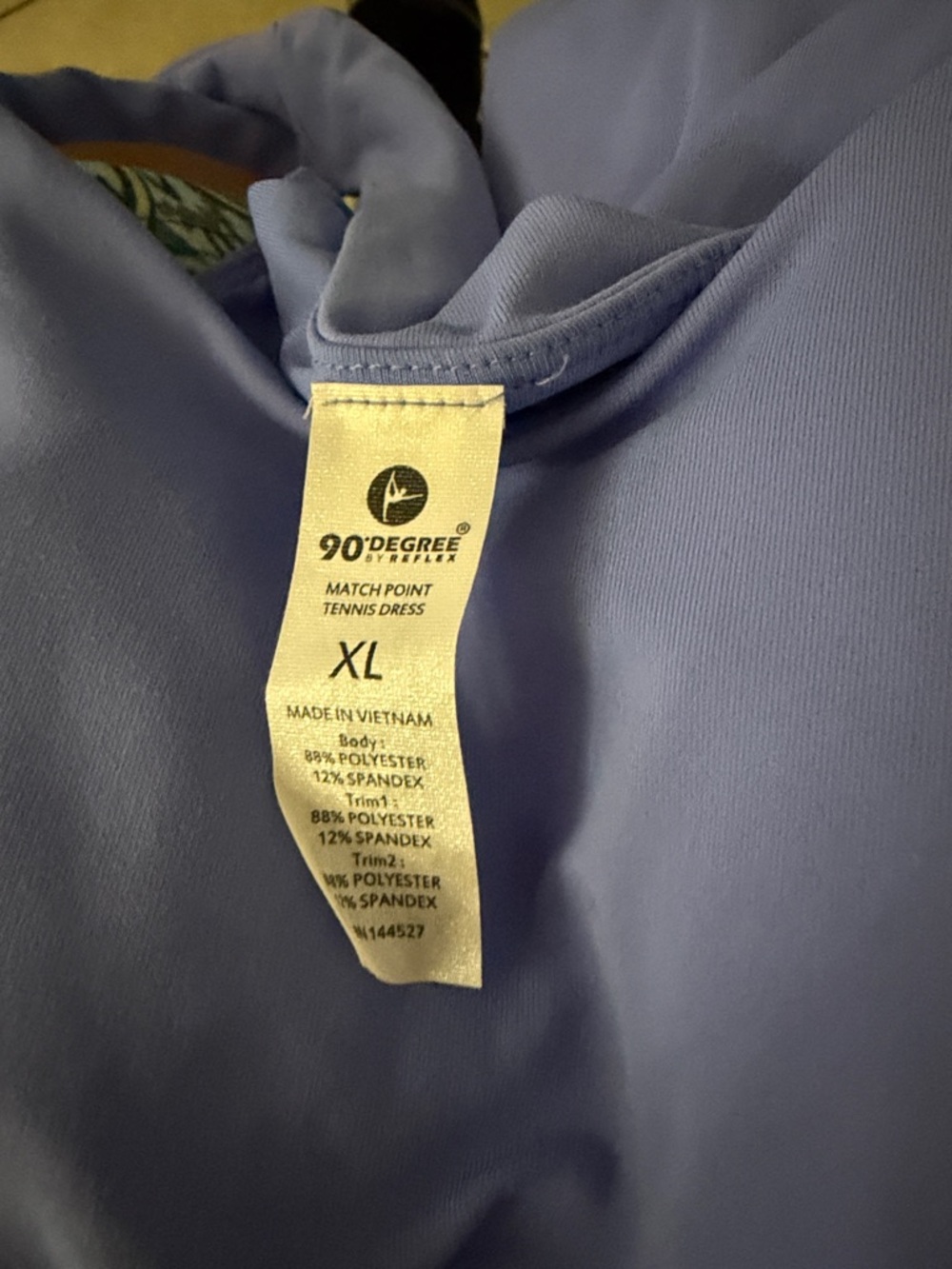 Periwinkle Racerback Performance Tank Top - Picture 4 of 4